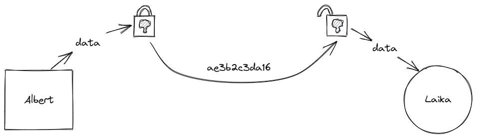 Encrypted data transfer