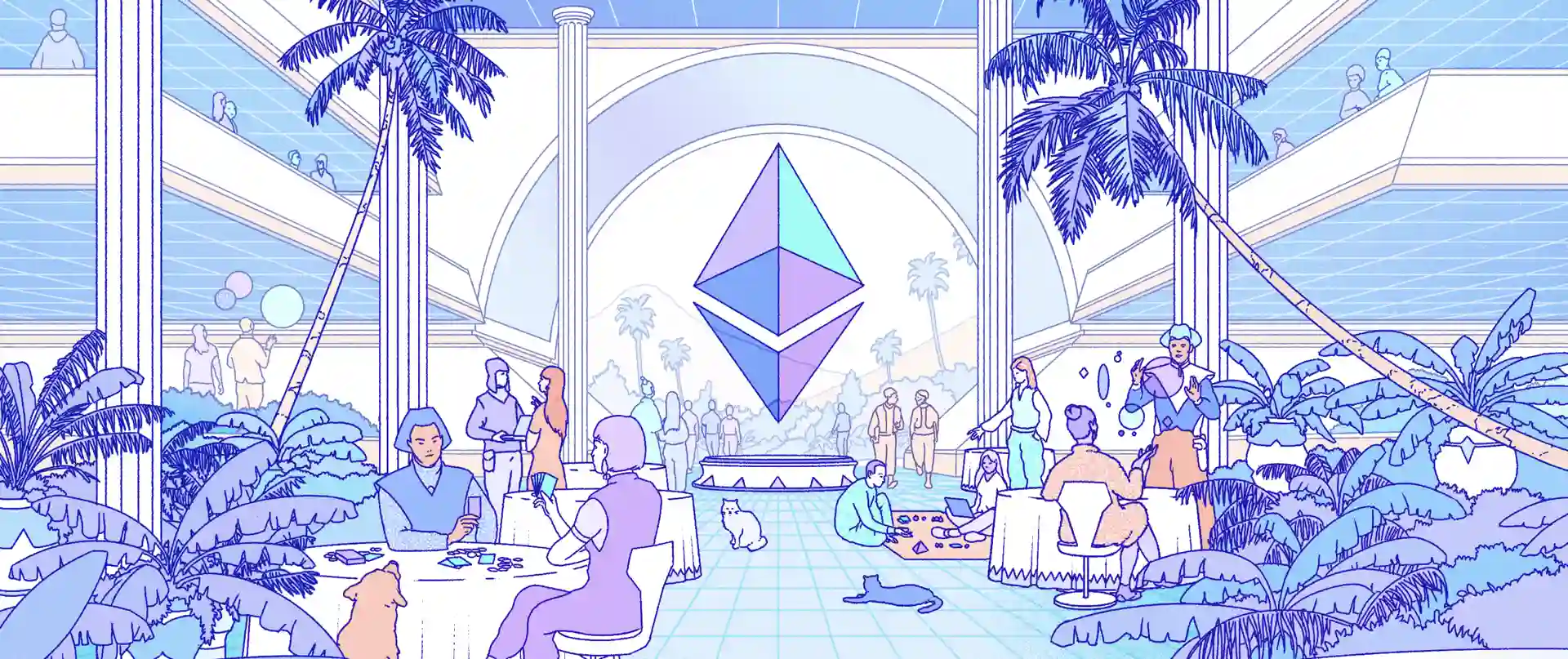 Illustration of Web3 on-chain digital asset ownership