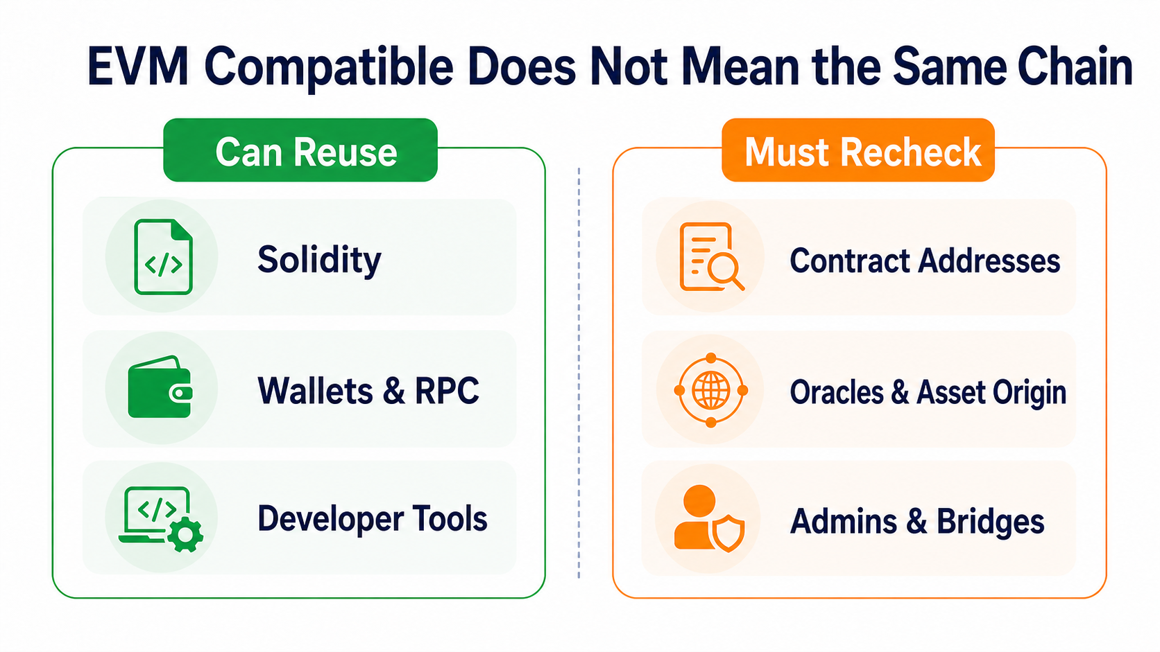 What can be reused and what must be rechecked when moving an Ethereum application to BNB Smart Chain