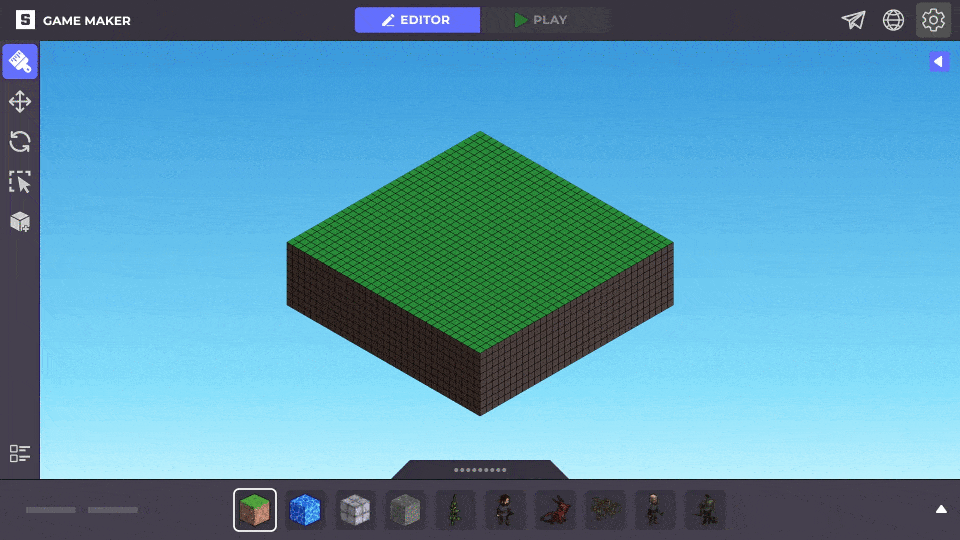 VoxEdit and Game Maker creation workflow