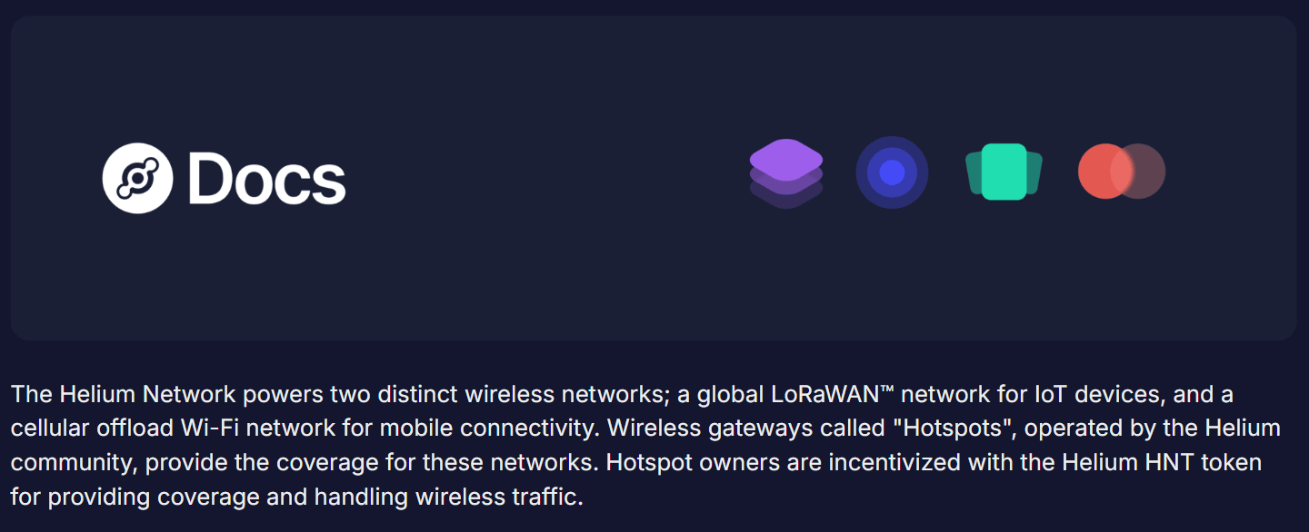 Helium decentralized wireless network