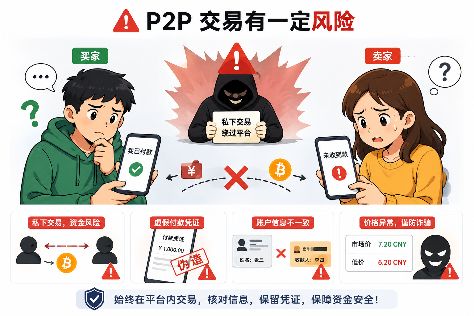 P2P 交易风险警示